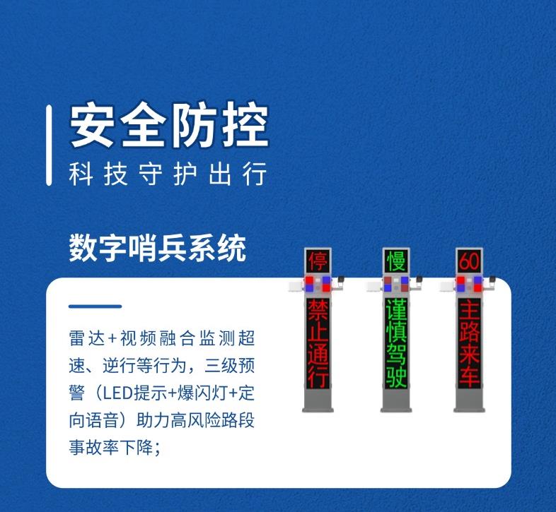 支路預(yù)警哨兵,誘(yòu)導屏,超速紅色警示,減速提示