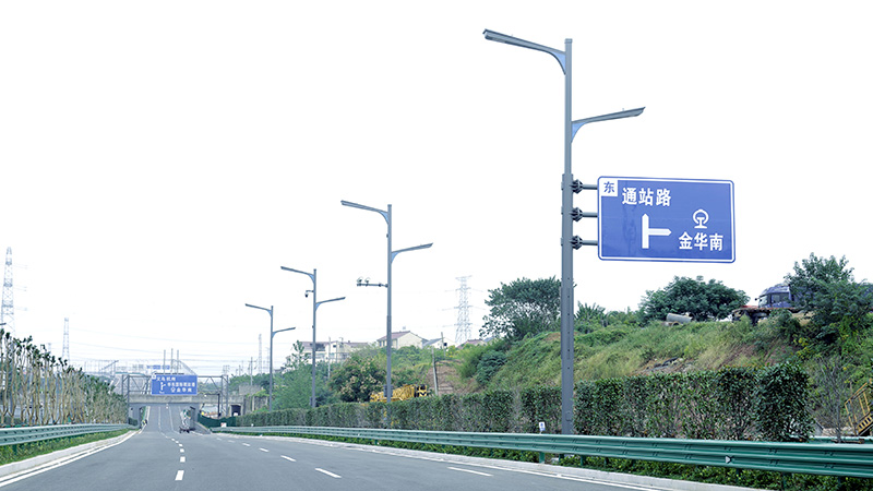 金義中央（yāng）大道通車,色多多AV导航智慧綜合杆,道路照明係統方案,點亮23公裏（lǐ）智慧公路